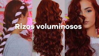 Rizos voluminosos sin calor utilizando cinturón de bata  Celheliz [upl. by Anaet]