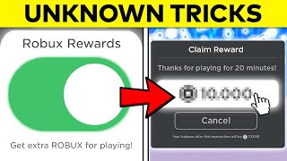 13 Unknown Free Robux Tricks Roblox [upl. by Odravde]