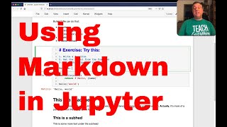 Using Markdown in Jupyter [upl. by Feliks]