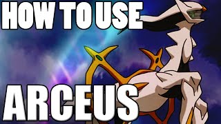 Pokémon How To Use Arceus Arceus Moveset  Pokemon Omega Ruby and Alpha Sapphire  XampY Guide [upl. by Yecies]