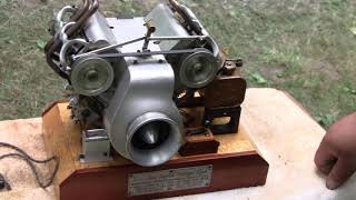 INCREDIBLE HOMEMADE V4 ENGINE from scratch [upl. by Chaney]