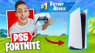 Playing Fortnite with PS5 Controller EPIC  Royalty Gaming [upl. by Aenaj]