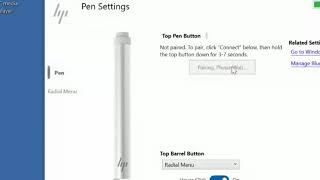 HP Pen Settings [upl. by Araem]