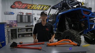 Fully Adjustable AArm Install  Camber Explained  SuperATV [upl. by Burchett112]