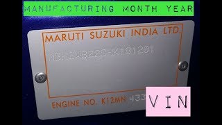 How to Know the Manufacturing Year and Build Date of Your Vehicle VIN [upl. by Ellinger396]