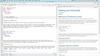 Making your R Markdown Pretty [upl. by Iny31]