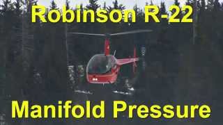 Robinson R22 Manifold Pressure Online Ground School [upl. by Hgielrak]