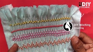 DIY Stitching Tutorial for Beginners  01  Smocking Patterns [upl. by Fugere962]