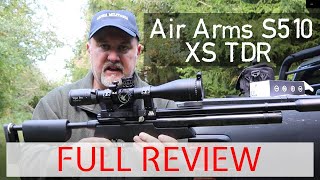 Air Arms S510 XS TDR  Full review and test at the range  PART 1 [upl. by Mailiw]