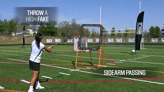 Women’s Lacrosse Drills Wall Ball [upl. by Lekcim]