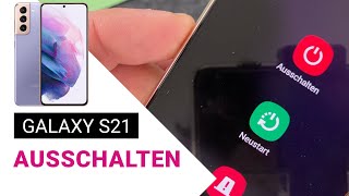 Samsung Galaxy S21 📱 Ausschalten [upl. by Cirtemed]