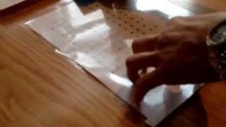 Self Adhesive Laminating Sheet Tutorial [upl. by Nalaf]