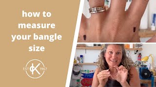 How To Measure Your Bangle Size  Top Tip Tuesday  Metalsmithing Tutorials [upl. by Aivonas875]