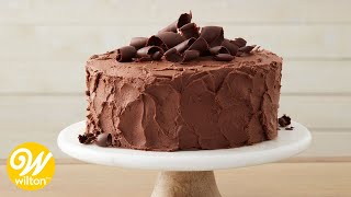 Easy Chocolate Cake Recipe for Beginners  Wilton [upl. by Nap]