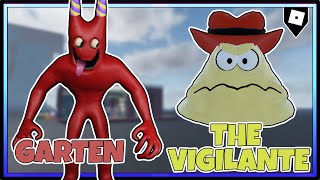 HOW TO GET GARTEN BADGE AND THE VIGILANTE BADGE in Become Tiky And Everything Else  ROBLOX [upl. by Mosby]