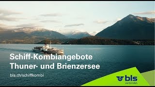 Thuner und Brienzersee Schifffahrt und Ausflug kombinieren [upl. by Oirad]