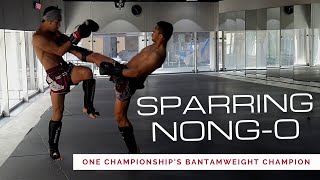 Sparring ONE Championship Champion NONGO [upl. by Nylloh]