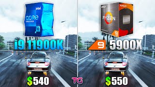 Core i9 11900K vs Ryzen 9 5900X  Test in 10 Games [upl. by Acitel873]