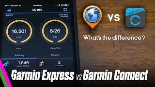 Garmin Express vs Garmin Connect  Whats the difference  Garmin Tutorial [upl. by Olsewski538]