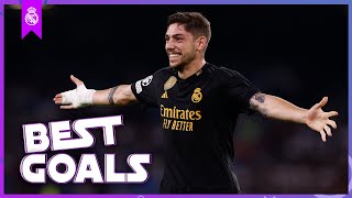 Fede Valverde’s BEST Real Madrid GOALS [upl. by Anuqahs876]