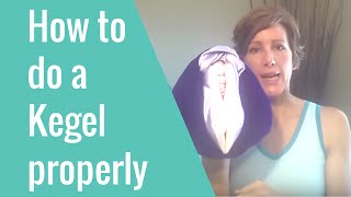 Kegel Exercises  How To Do A Kegel Correctly Finally [upl. by Adiana914]