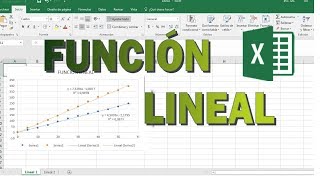 Función lineal en Excel [upl. by Masterson485]