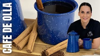 CAFE de OLLA receta TRADICIONAL MEXICANA [upl. by Nnayar]