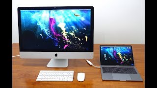 iMac 27quot Late 2012 display connection to Macbook Pro 13quot 2017 [upl. by Teemus]