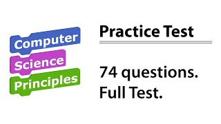 AP CSP Practice Test [upl. by Konikow]