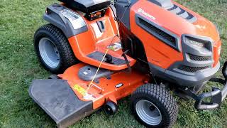 Husqvarna TS 354XD Garden Tractor Full Review with ModsUpgrades and Adjustments [upl. by Aigroeg]