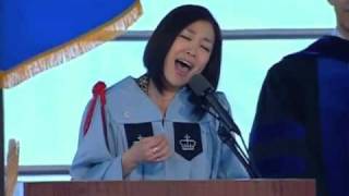 Lena Park sings the US National Anthem School of General Studies Class Day 2010 [upl. by Elwaine]