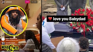 Both King Von kids mother go live after his Funeral [upl. by Asilim]