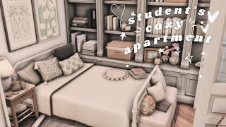 students cozy apartment ♡  The Sims 4 apartment renovation  speed build  cc [upl. by Rochus]