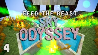 FTB Sky Odyssey Ep 4 Easy Botania Mana Automation [upl. by Borer]