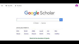 Google Scholar Advanced Search [upl. by Mcnally]