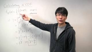 Calculating a Cumulative Distribution Function CDF [upl. by Atonsah]