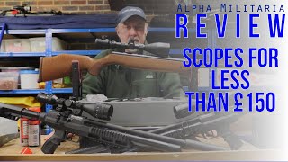 Top 3 Air Rifle Scopes Under £150  Reviewed amp Accuracy Test [upl. by Ateinotna952]