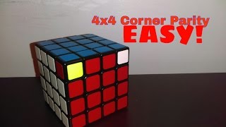 How to easily solve the 4X4 corner parity [upl. by Schreibe139]