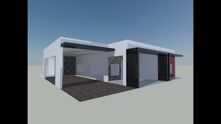 MODELADO DE CASA AUTOCAD 3D [upl. by Mastic]