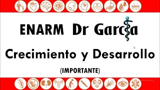 Crecimiento y Desarrollo para el ENARM  Dr Garcia [upl. by Nnomae]