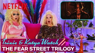 Drag Queens Trixie Mattel amp Katya React to Fear Street  I Like to Watch  Netflix [upl. by Mariette]