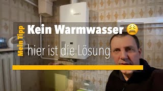 Kein Warmwasser😫🤔hier ist eine Lösung [upl. by Bolen]