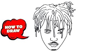 How to Draw Juice Wrld  Juice Wrld Drawing easy  Sketch Tutorial [upl. by Wiersma]