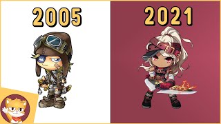 The Evolution of MapleStory  2005  2021 [upl. by Papotto4]