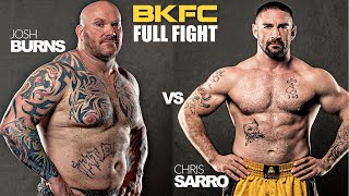 Flash KO Josh Burns vs Chris Sarro  BKFC 15 [upl. by Nnybor598]