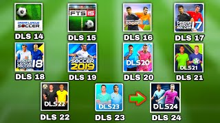 THE EVOLUTION OF DREAM LEAGUE SOCCER DLS 14 15 16 17 18 19 20 21 22 23 24 [upl. by Yatnod]