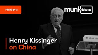 Munk Debate on China  Henry Kissinger [upl. by Tichon]