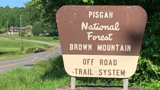 Free Camping at Brown Mountain Dispersed Camping Area Pisgah NF NC [upl. by Ramah]