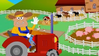 Old MacDonald Had A Farm  Nursery Rhymes  Kids Songs  Baby Rhymes  Farm Song [upl. by Kallman]