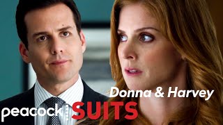 Chemistry Between Harvey and Donna  SEASON 1  Suits [upl. by Edurtreg]